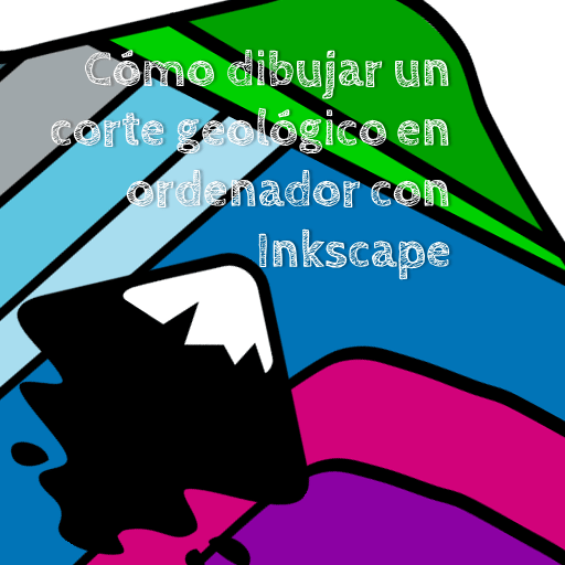 Utilizamos el software gratuito de dibujo vectorial Inkscape para dibujar un corte geológico en ordenador de manera sencilla, con tres ejemplos.