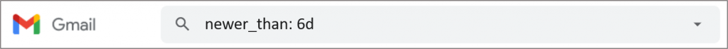 Buscar en Gmail - Búsqueda por operador newer_than para buscar correo en Gmail