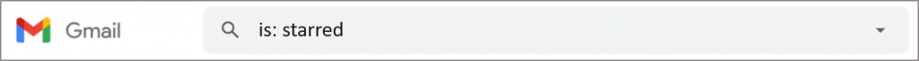 Buscar en Gmail - Búsqueda por operador is:starred para buscar correo en Gmail