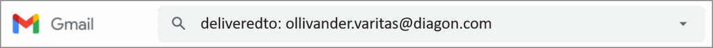 Buscar en Gmail - Búsqueda por operador deliveredto para buscar correo en Gmail