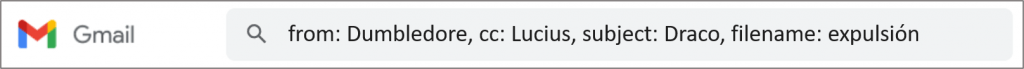 Buscar en Gmail - Búsqueda combinada para buscar correo en Gmail