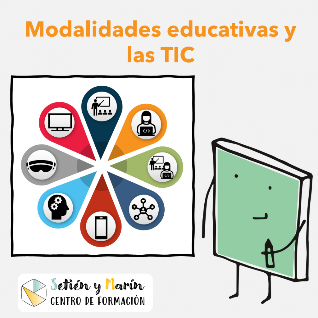 Las modalidades educativas y las TIC son conceptos que actualmente deben ir siempre unidos, existiendo a fecha de hoy 8 modalidades diferentes.