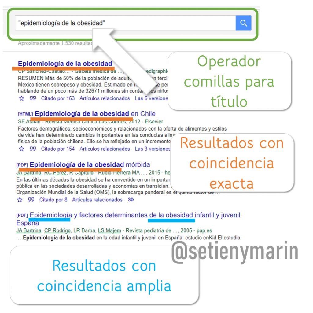 Imagen-guía-explicación de cómo buscar en google académico artículos por titulo