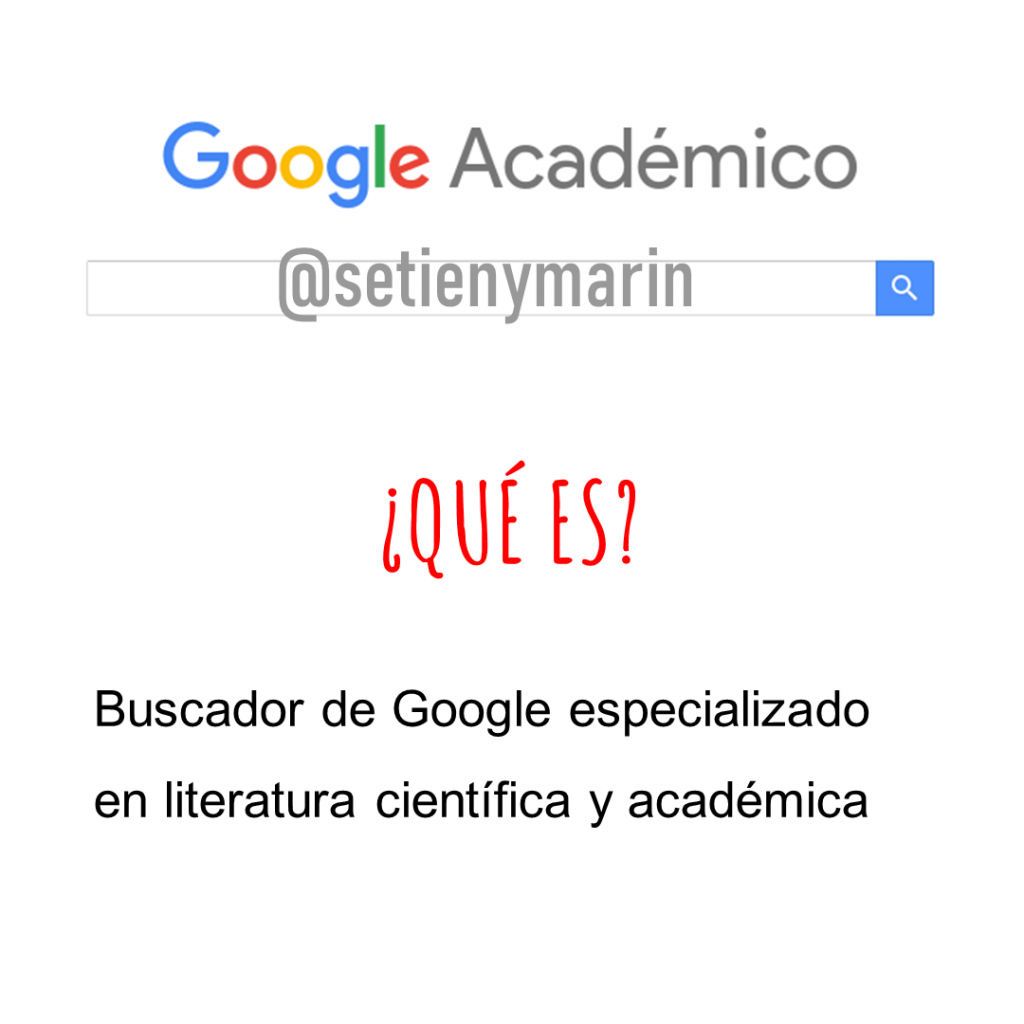 Resumen con qué es Google Académico: buscador de google especializado en literatura científica y académica
