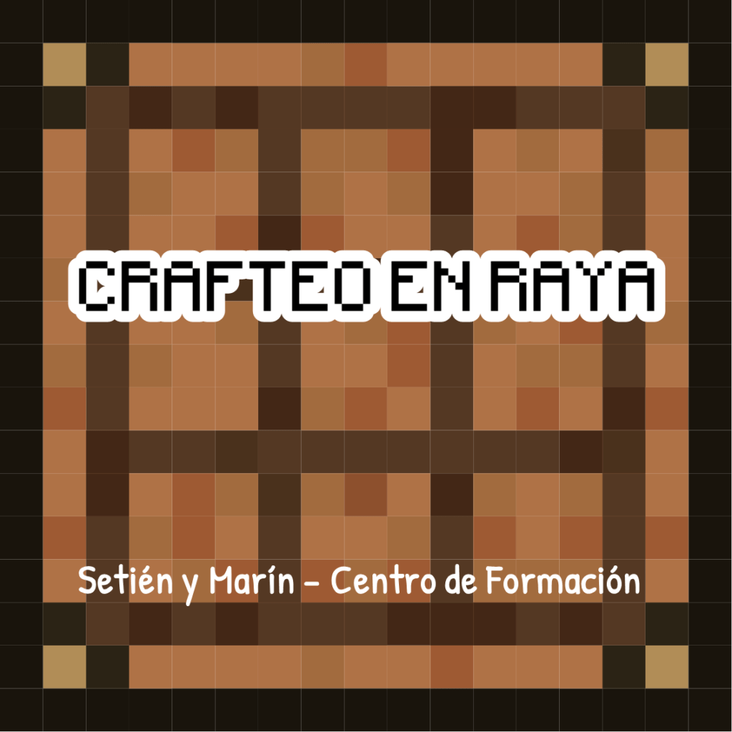 ¡CRAFTEO EN RAYA! El tres en raya de Minecraft. Descárgate la mesa de crafteo (tablero) los objetos (las fichas) y a divertirse!