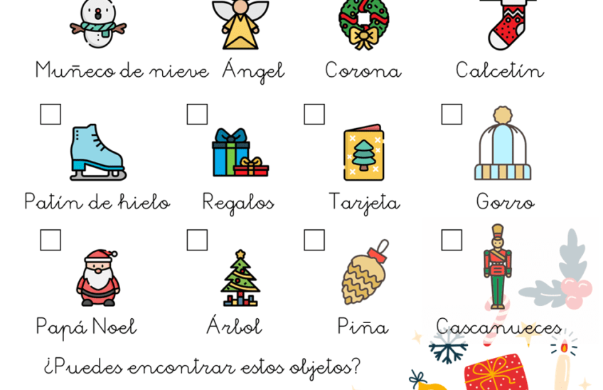 Scavenger Hunt Navideño