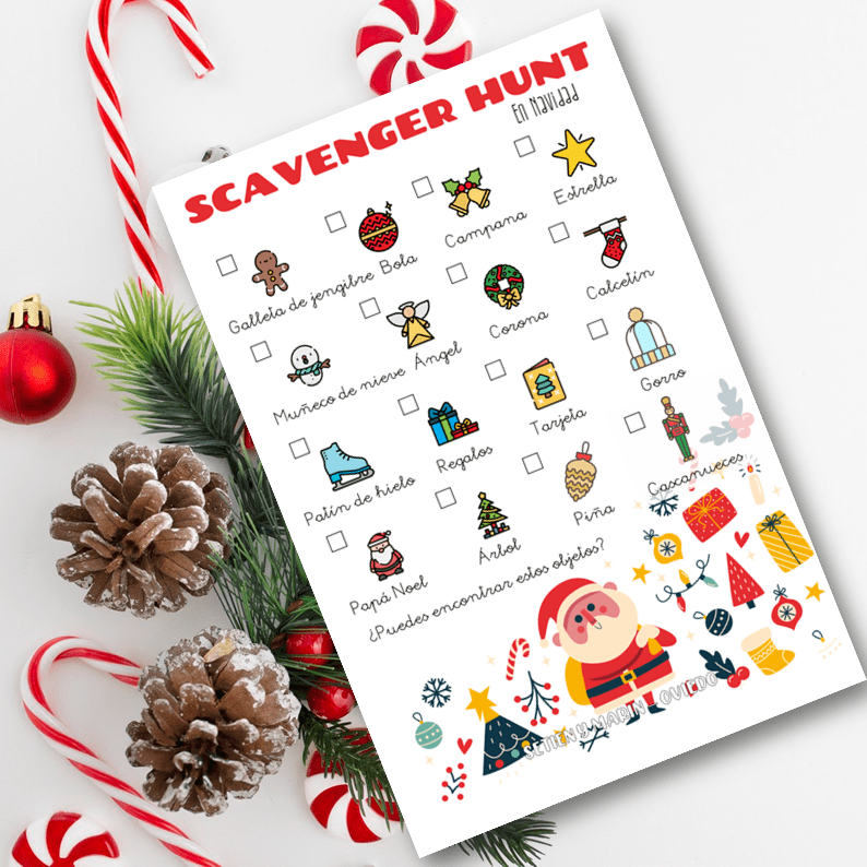 Scavenger Hunt Navideño