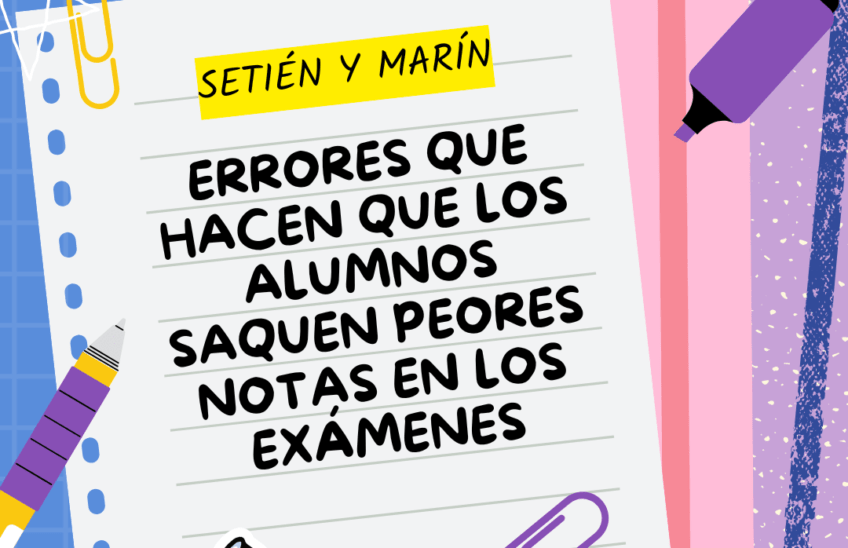 5 errores en los exámenes