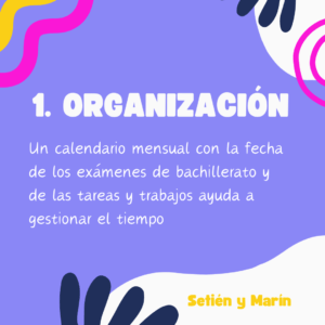 mejorar tus notas en bachillerato organización