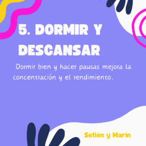 mejorar tus notas en bachillerato descansar
