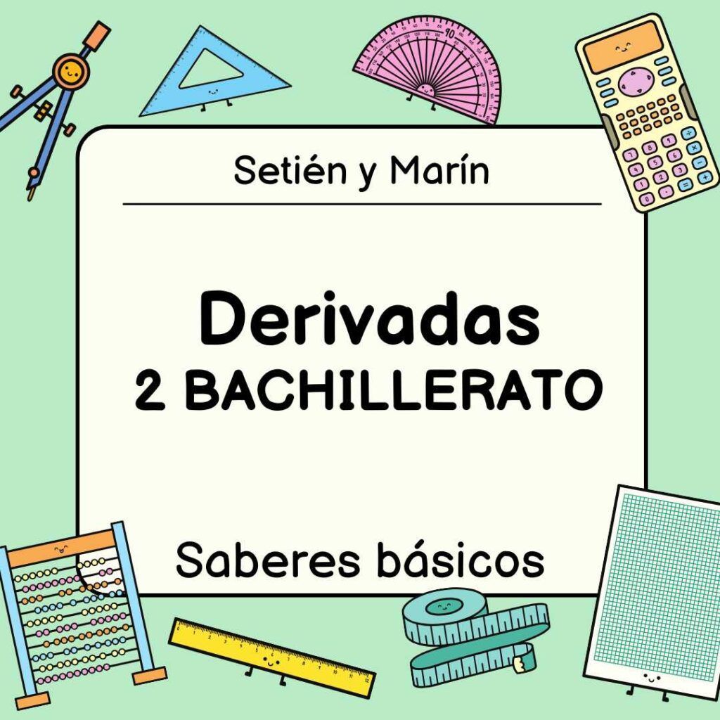 Descubre todos los recursos de derivadas de 2º Bachillerato: teoría, ejemplos y ejercicios resueltos listos para descargar en PDF.