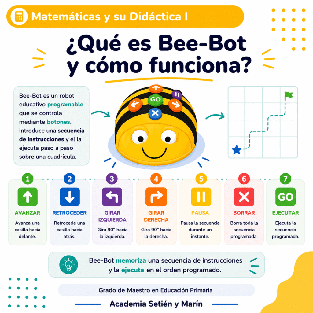 Que es el Bee-Bot en Educación Primaria y cómo funciona