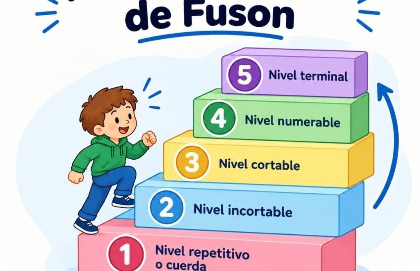 Niveles de conteo de Fuson: las 5 etapas en la cadena numérica